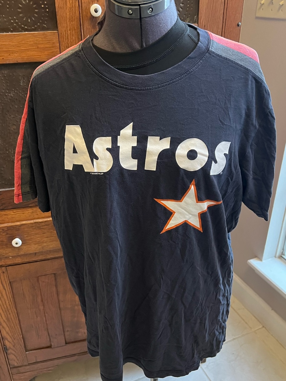 Astros T-shirt by 47 size L